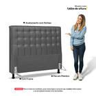 Cabeceira Cama Box Casal King Size Ciara 195cm Botonê Com Fra