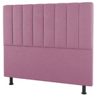 Cabeceira Cama Box Casal King Size Cora 195cm Suede Rosa - De