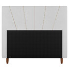 Cabeceira Cama Box Casal King Size Dallas 195cm Sintético Bra