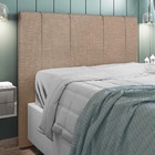 Cabeceira Cama Box Casal King Size Doha 193cm Linho Bege - De