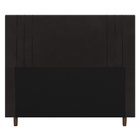 Cabeceira Cama Box Casal King Size Ferrara 193cm Suede Marrom