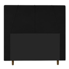 Cabeceira Cama Box Casal King Size Gênova 193cm Suede Preto -