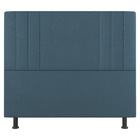 Cabeceira Cama Box Casal King Size Grace 195cm Suede Turquesa