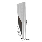 Cabeceira Cama Box Casal King Size Lisboa 195cm Corano Branco