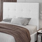 Cabeceira Cama Box Casal King Size Luana 193cm Sintético Bran