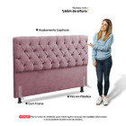 Cabeceira Cama Box Casal King Size Lylla 195cm Capitonê Com F