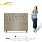 Cabeceira Cama Box Casal King Size Madrid 195cm Suede Bege -
