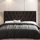 Cabeceira Cama Box Casal King Size Madrid 195cm Suede Marrom