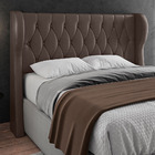 Cabeceira Cama Box Casal King Size Malva 209cm Sintético Marr
