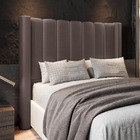 Cabeceira Cama Box Casal King Size Montainne 215cm Sintético