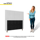 Cabeceira Cama Box Casal King Size Nala 195cm Corano Branco -