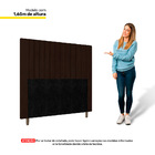 Cabeceira Cama Box Casal King Size Nala 195cm Corano Marrom -