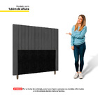 Cabeceira Cama Box Casal King Size Nala 195cm Suede Cinza - D