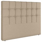 Cabeceira Cama Box Casal King Size Pari 193cm Sintético Bege