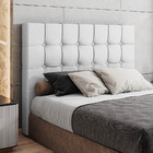 Cabeceira Cama Box Casal King Size Pari 193cm Sintético Branc