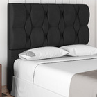Cabeceira Cama Box Casal King Size Spezia Luxo 193cm Suede Pr
