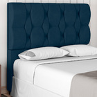 Cabeceira Cama Box Casal King Size Spezia Luxo 193cm Veludo A