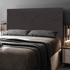 Cabeceira Cama Box Casal King Size Viena 195cm Suede Marrom -