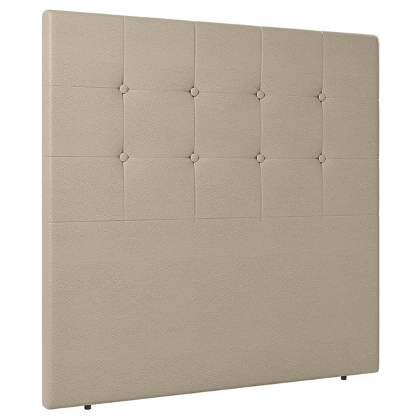 Cabeceira Cama Box Casal Luana 140cm Sintético Bege - Desk De
