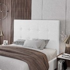 Cabeceira Cama Box Casal Luana 140cm Sintético Branco - Desk