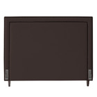 Cabeceira Cama Box Casal Maísa 140cm Com Frame Linho Marrom -
