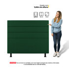 Cabeceira Cama Box Casal Malik 140cm Suede Verde - Desk Design