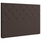 Cabeceira Cama Box Casal Millano 140cm Linho Marrom - Desk De