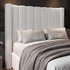 Cabeceira Cama Box Casal Montainne 160cm Sintético Branco - D