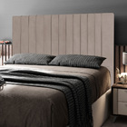 Cabeceira Cama Box Casal Nala 140cm Suede Bege - Desk Design