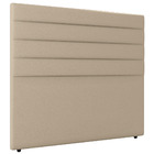 Cabeceira Cama Box Casal Natali 140cm Sintético Bege - Desk D