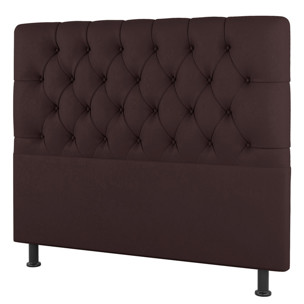 Cabeceira Cama Box Casal Nice 140cm Linho Marrom - Desk D...
