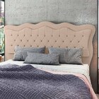 Cabeceira Cama Box Casal Olympia 162cm Linho Bege - Desk Desi