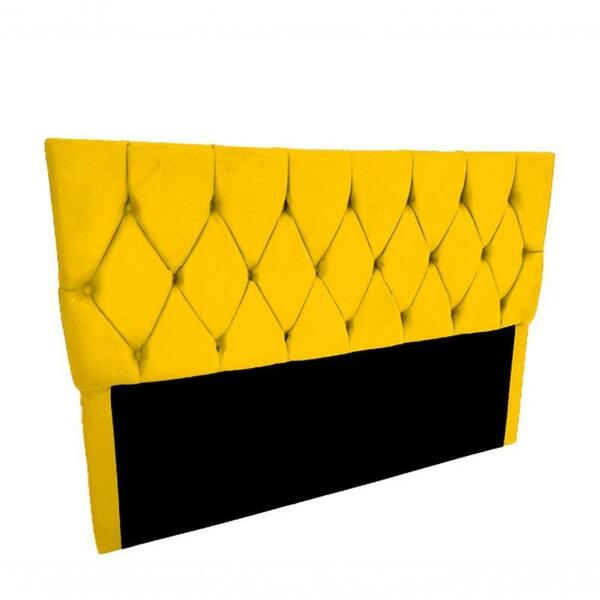 Cabeceira Cama Box Casal Plus 138cm Sude Amarelo