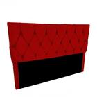 Cabeceira Cama Box Casal Plus 138cm Sude Vermelho