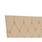 Cabeceira Cama Box Casal Plus 138cm Suede Bege Claro