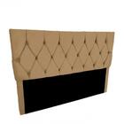 Cabeceira Cama Box Casal Plus 138cm Suede Cappucino
