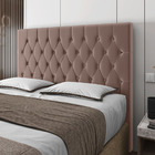 Cabeceira Cama Box Casal Potenza 140cm Veludo Rosé - Desk Des