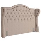 Cabeceira Cama Box Casal Queen 160cm Antibes Z37 Linho Areia