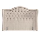 Cabeceira Cama Box Casal Queen 160cm Antibes Z37 Linho Bege C