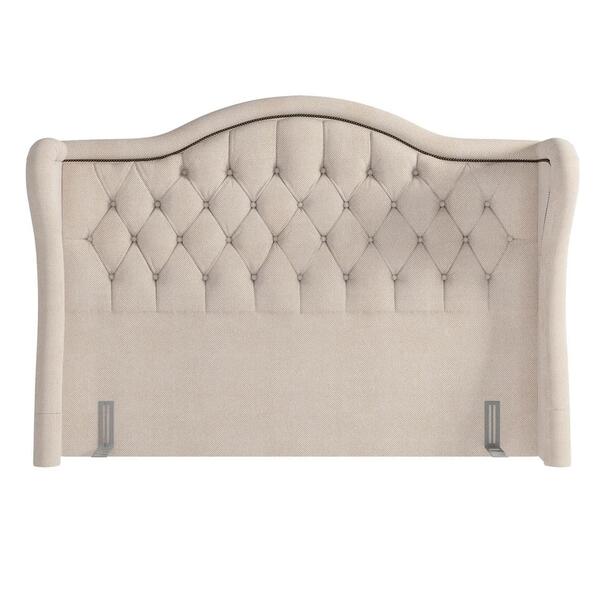 Cabeceira Cama Box Casal Queen 160cm Antibes Z37 Linho Bege C