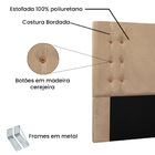 Cabeceira Cama Box Casal Queen 160cm Cléo Suede - Loja Sheep