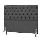 Cabeceira Cama Box Casal Queen 160cm Cristal Linho Cinza - Js