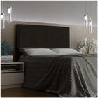 Cabeceira Cama Box Casal Queen 160cm D10 Ametista Suede Marro