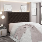 Cabeceira Cama Box Casal Queen 160cm Dora Suede - Loja Sheep