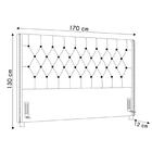 Cabeceira Cama Box Casal Queen 160cm Florenza Z37 Linho Creme