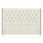 Cabeceira Cama Box Casal Queen 160cm Florenza Z37 Linho Creme