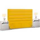 Cabeceira Cama Box Casal Queen 160cm Greta Corano Amarelo E 2