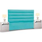 Cabeceira Cama Box Casal Queen 160cm Greta Suede E 2 Mesas De