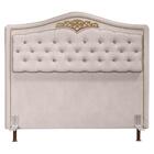 Cabeceira Cama Box Casal Queen 160cm Imperial J02 Suede Bege