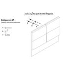 Cabeceira Cama Box Casal Queen 160cm London Vermelho